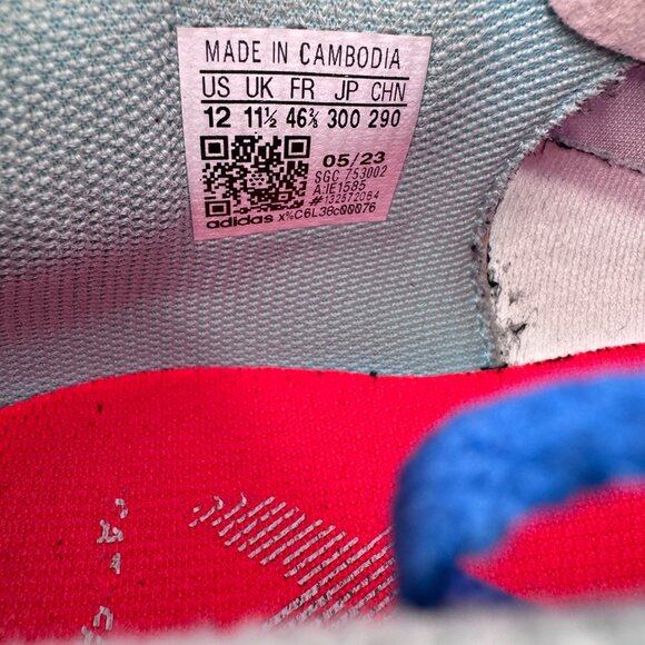 Adidas X Crazyfast.4‎ Indoor Soccer Shoes IE1585 Blue Men's Size 12 - Picture 10 of 10